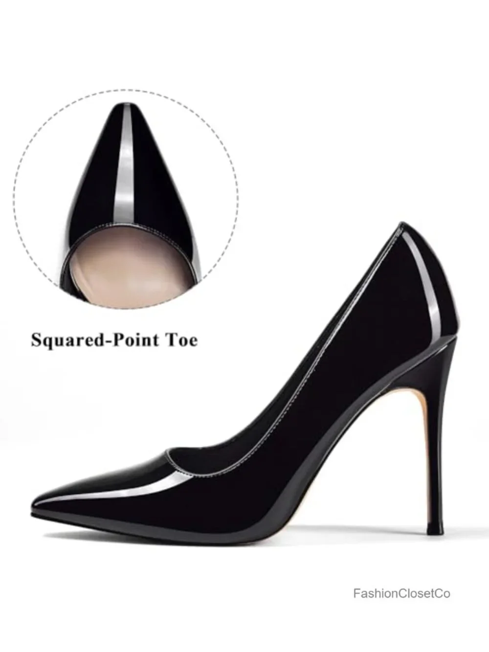Women's Classic Pointed Toe Stiletto Pumps 4in Heels Formal Office Wedding Shoes